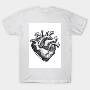 Human heart ink drawing T-Shirt